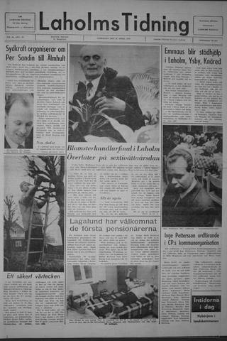 Förstasidan, Lördag 18 april 1970