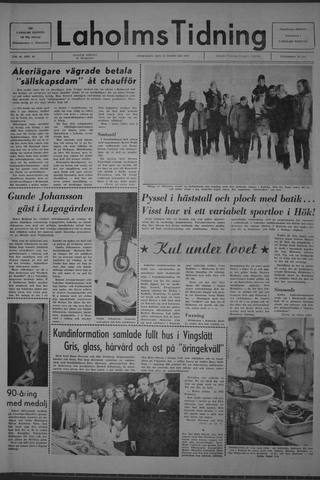 Förstasidan, Onsdag 18 februari 1970
