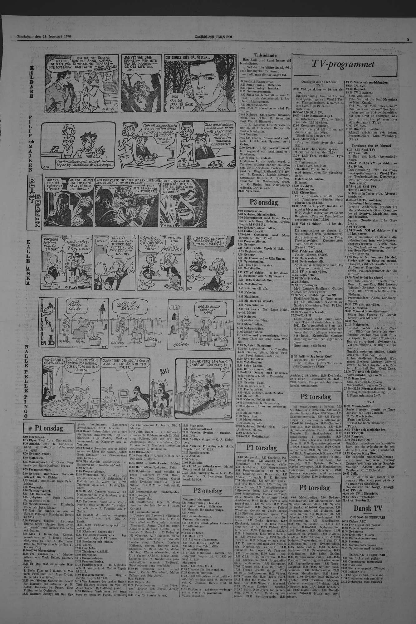 Laholms Tidning Onsdag 18 februari 1970, sida 5