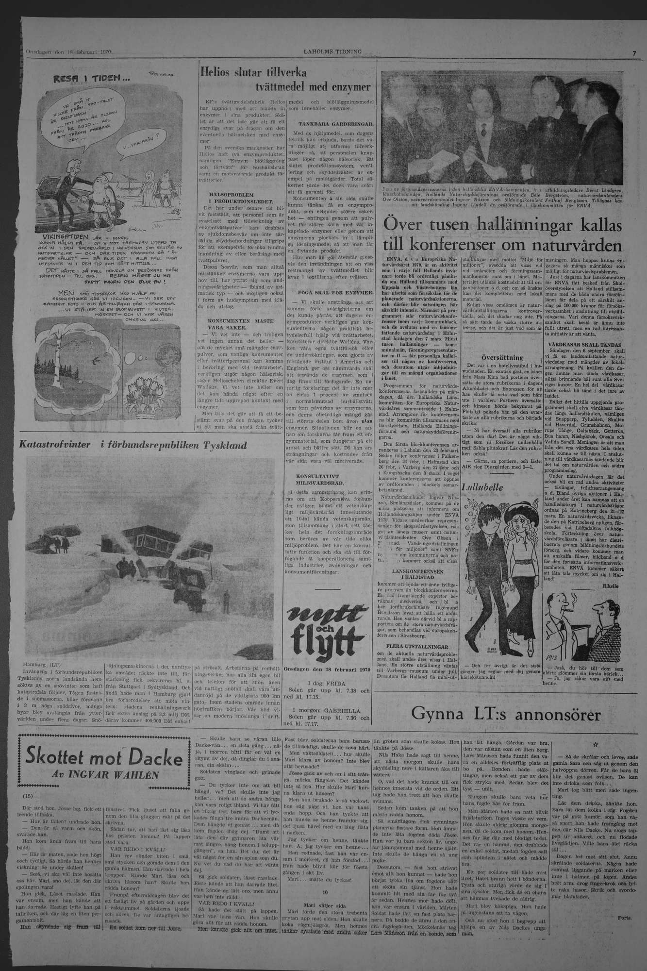 Laholms Tidning Onsdag 18 februari 1970, sida 7