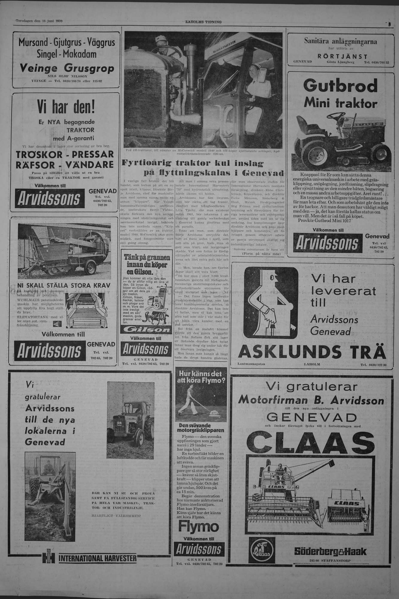 Laholms Tidning Torsdag 18 juni 1970, sida 5