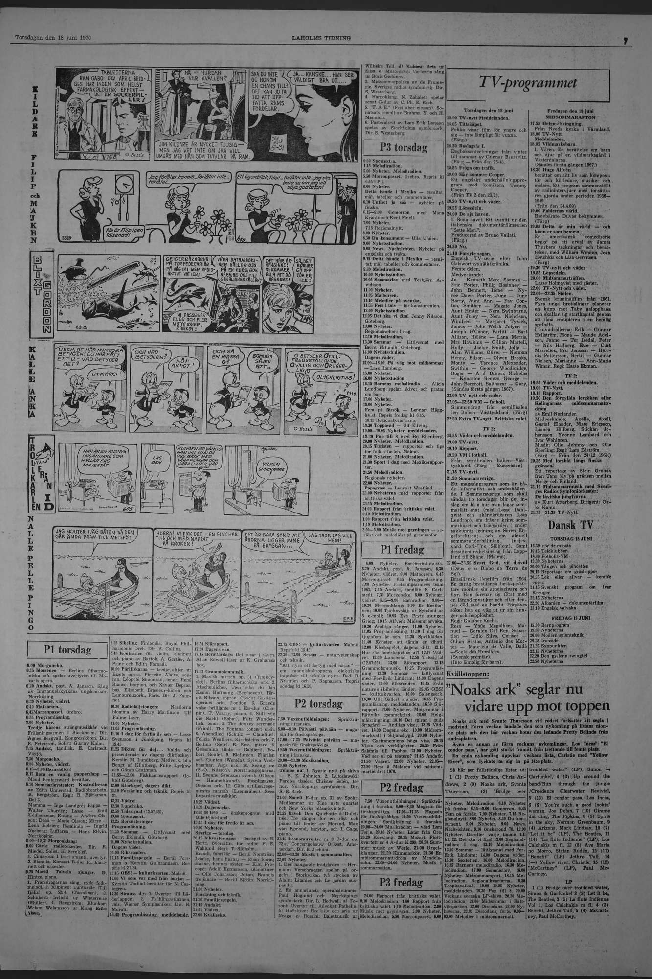 Laholms Tidning Torsdag 18 juni 1970, sida 7
