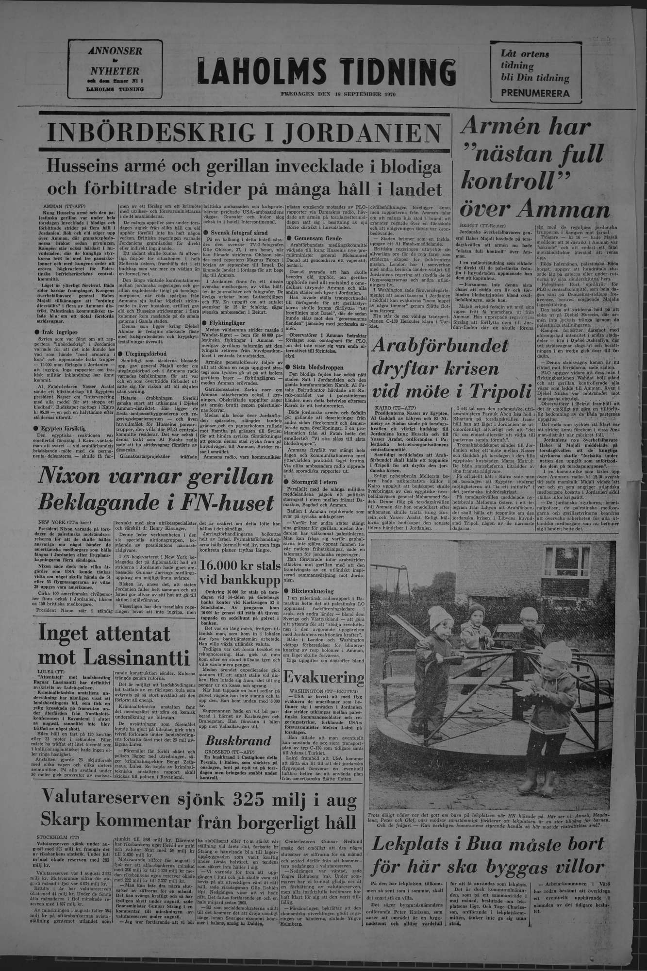 Laholms Tidning Fredag 18 september 1970, sida 8