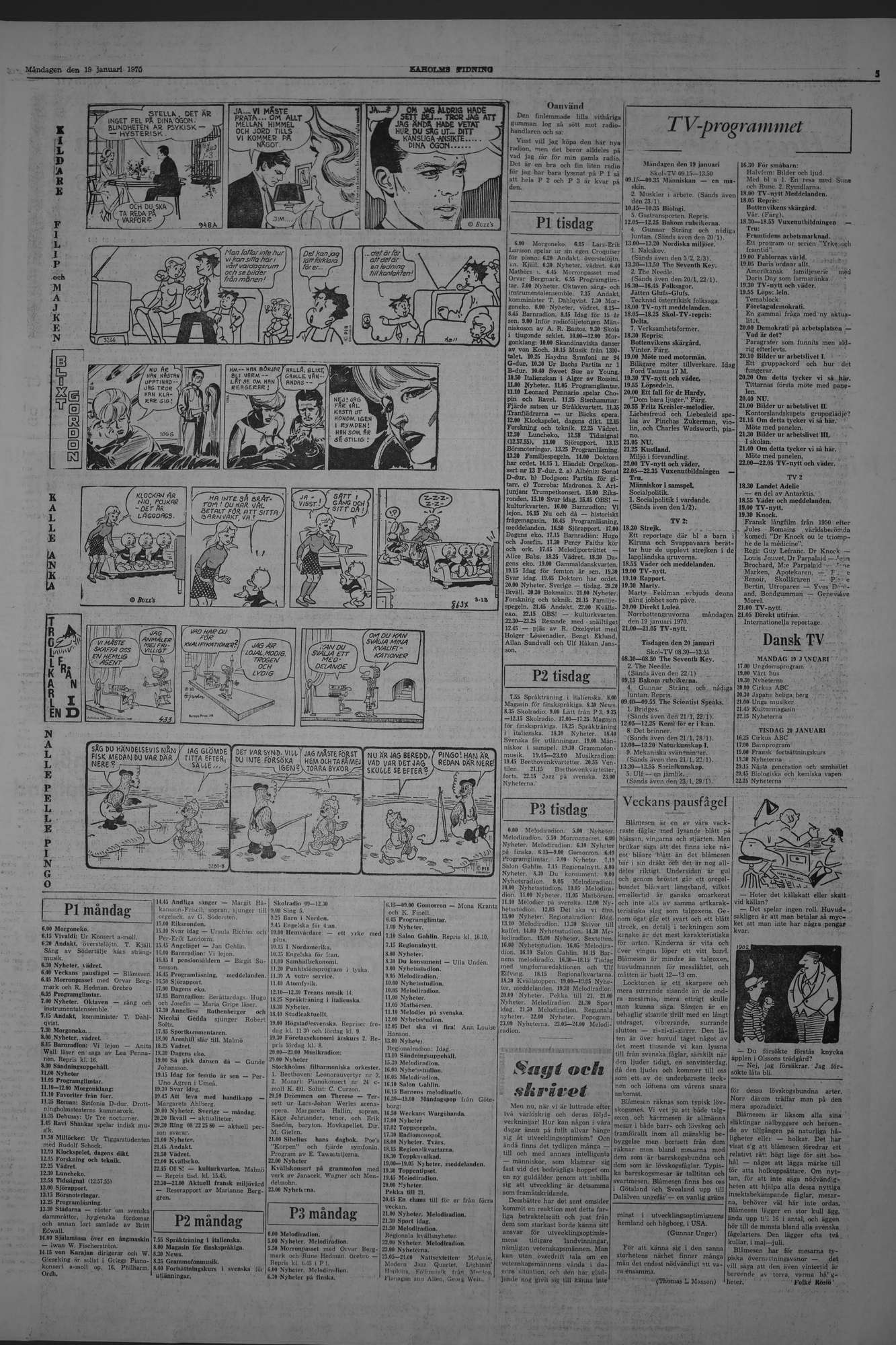 Laholms Tidning Måndag 19 januari 1970, sida 5