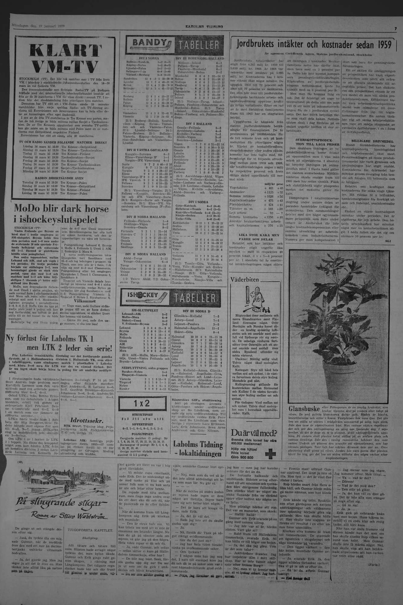 Laholms Tidning Måndag 19 januari 1970, sida 7