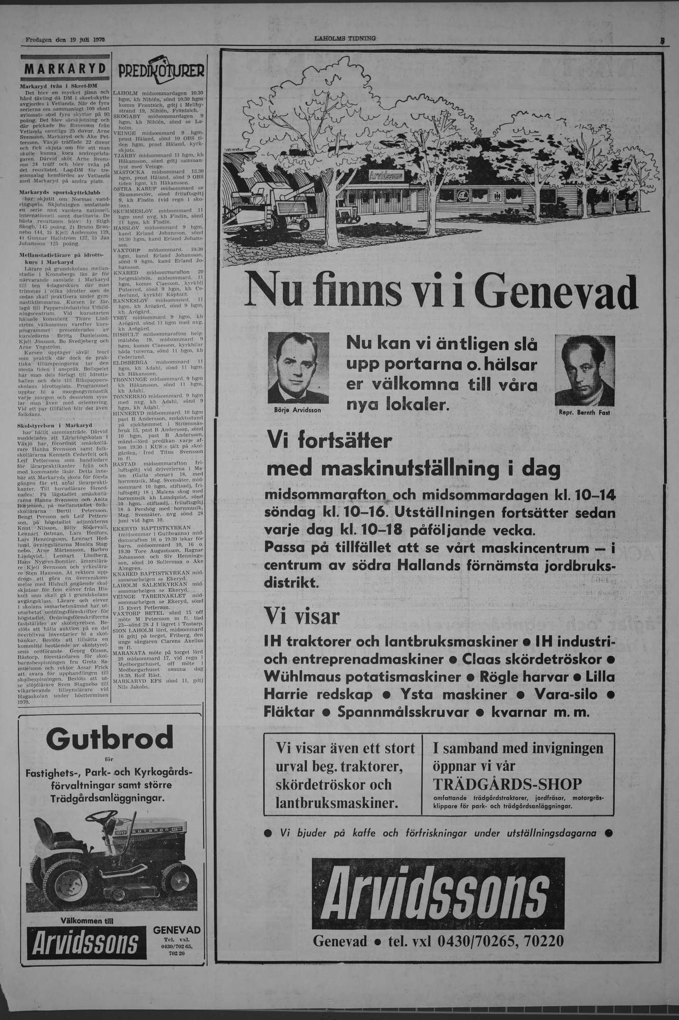 Laholms Tidning Fredag 19 juni 1970, sida 5