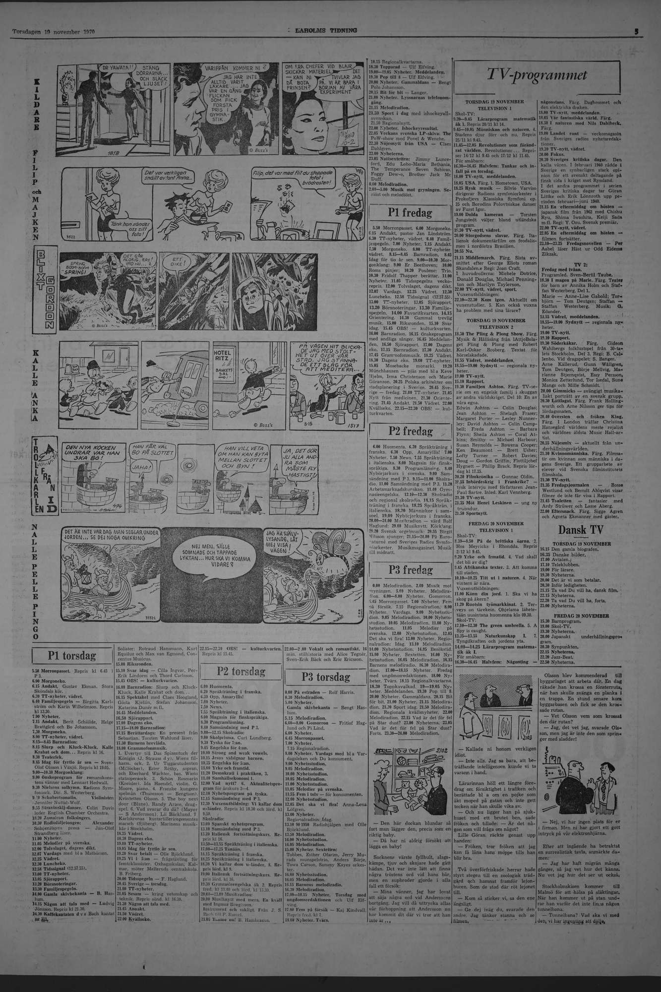 Laholms Tidning Torsdag 19 november 1970, sida 5
