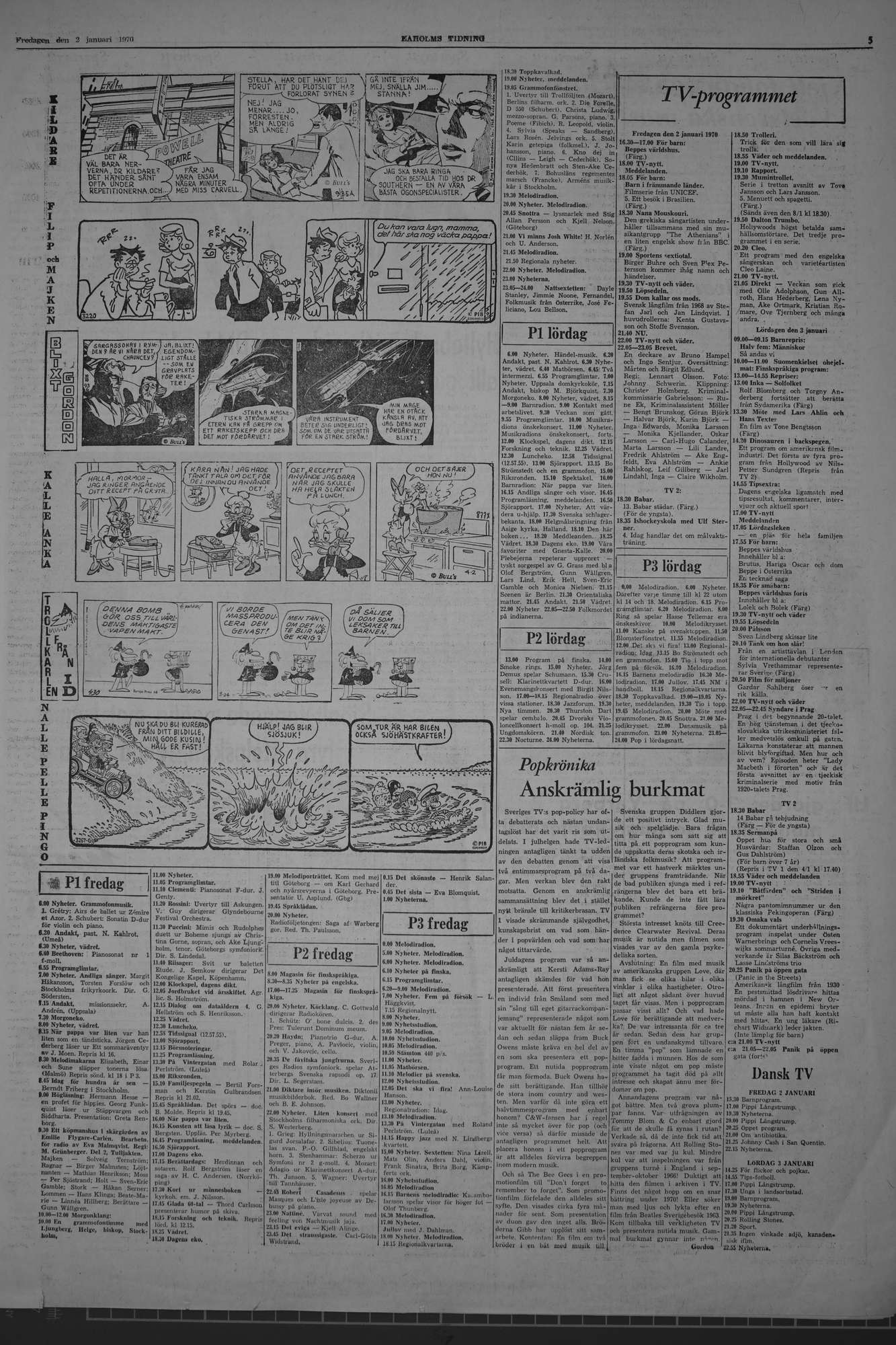 Laholms Tidning Fredag 2 januari 1970, sida 5