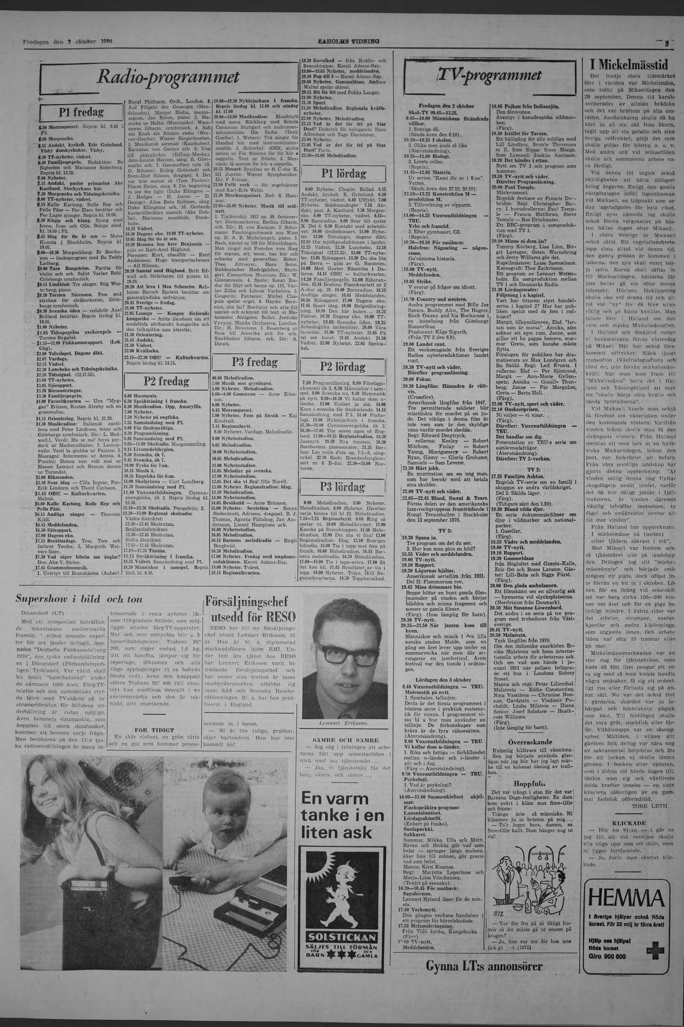 Laholms Tidning Fredag 2 oktober 1970, sida 5