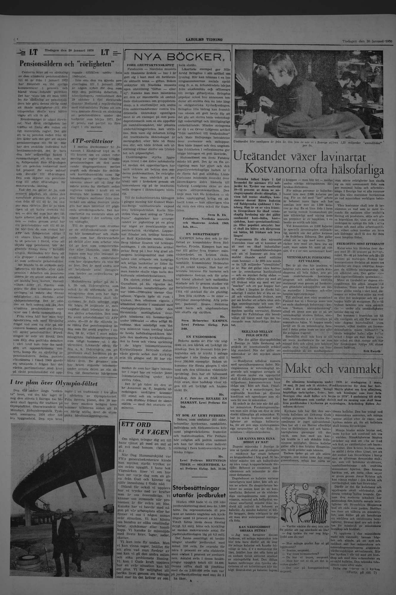Laholms Tidning Tisdag 20 januari 1970, sida 4