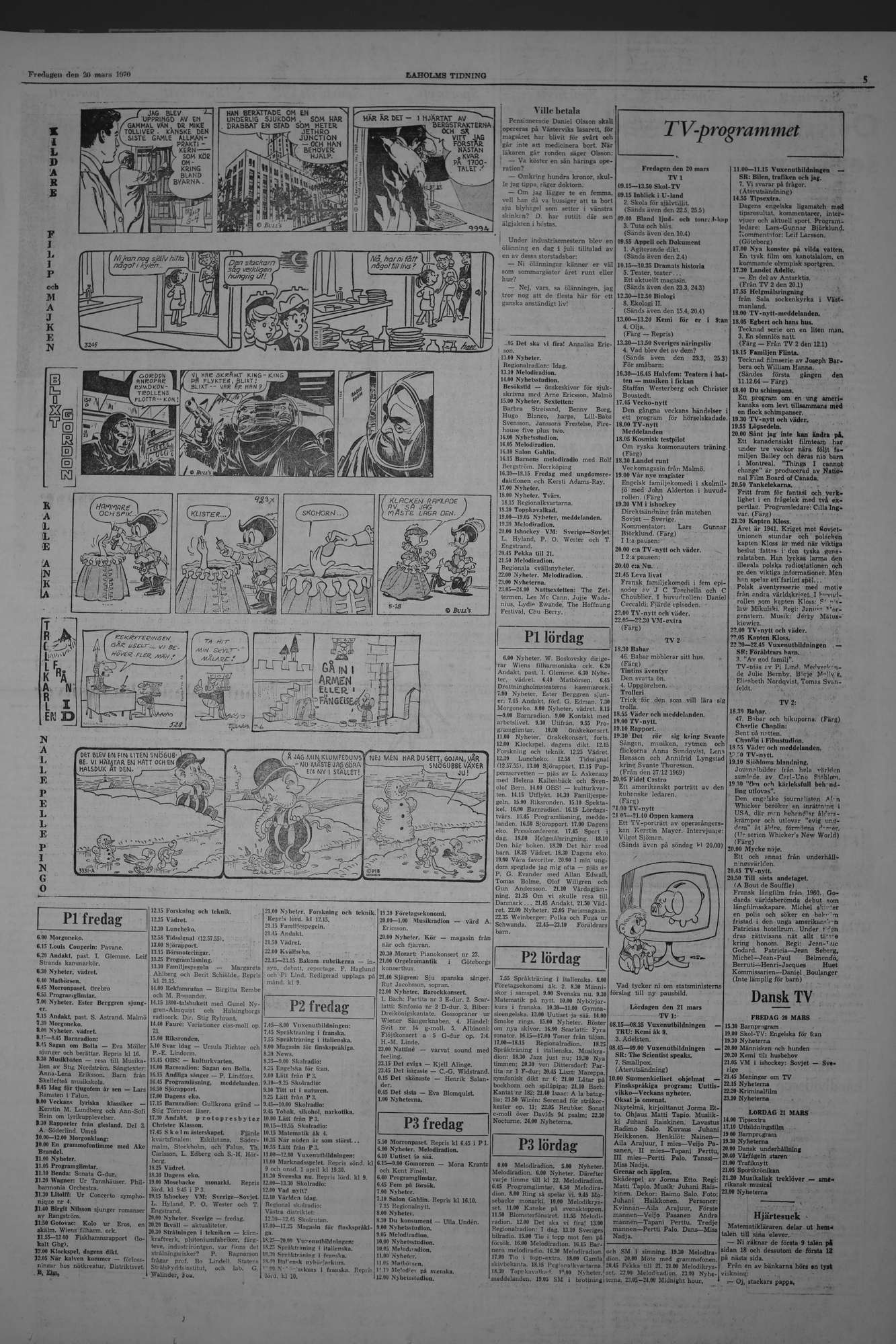 Laholms Tidning Fredag 20 mars 1970, sida 5