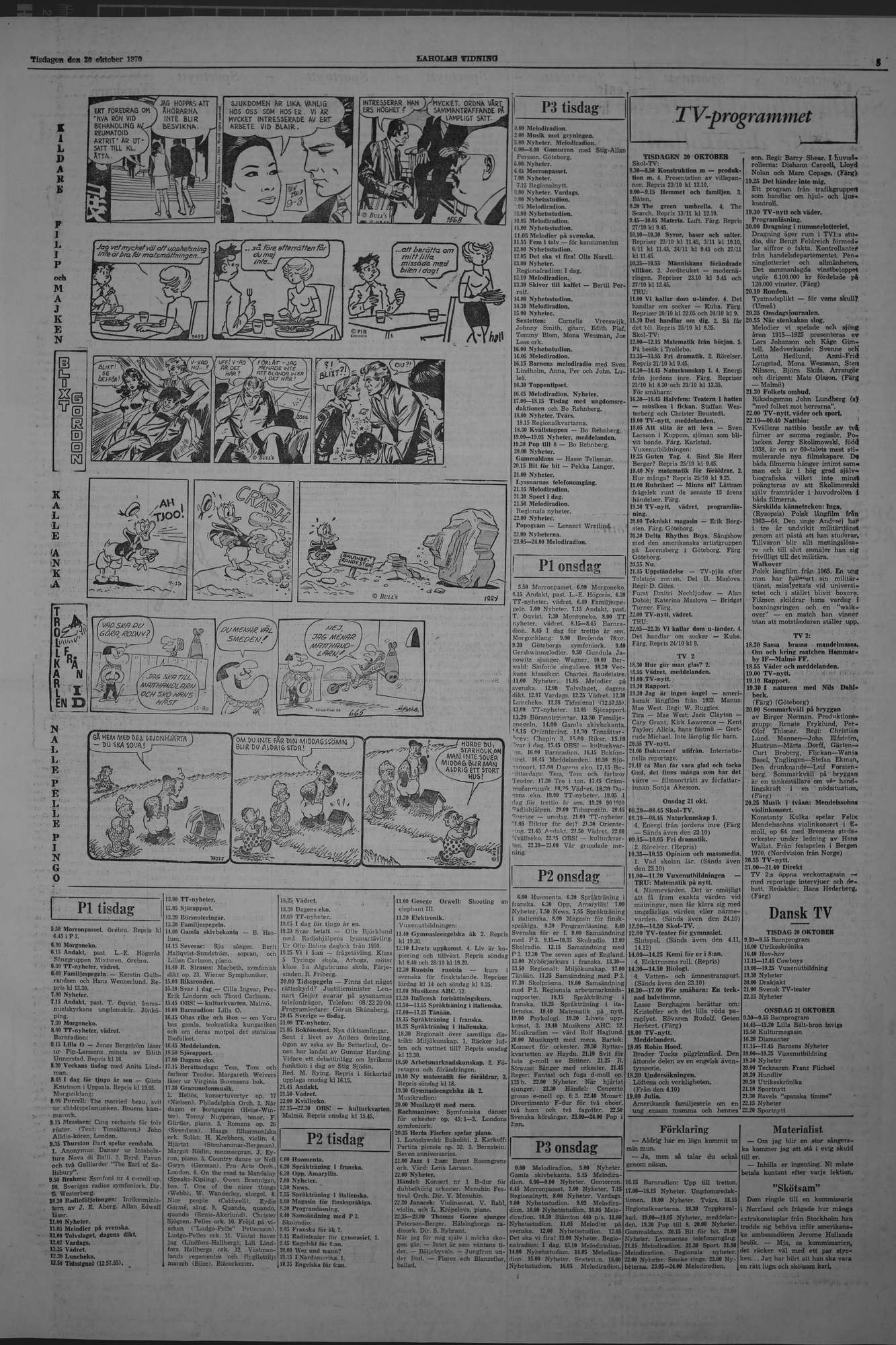 Laholms Tidning Tisdag 20 oktober 1970, sida 5