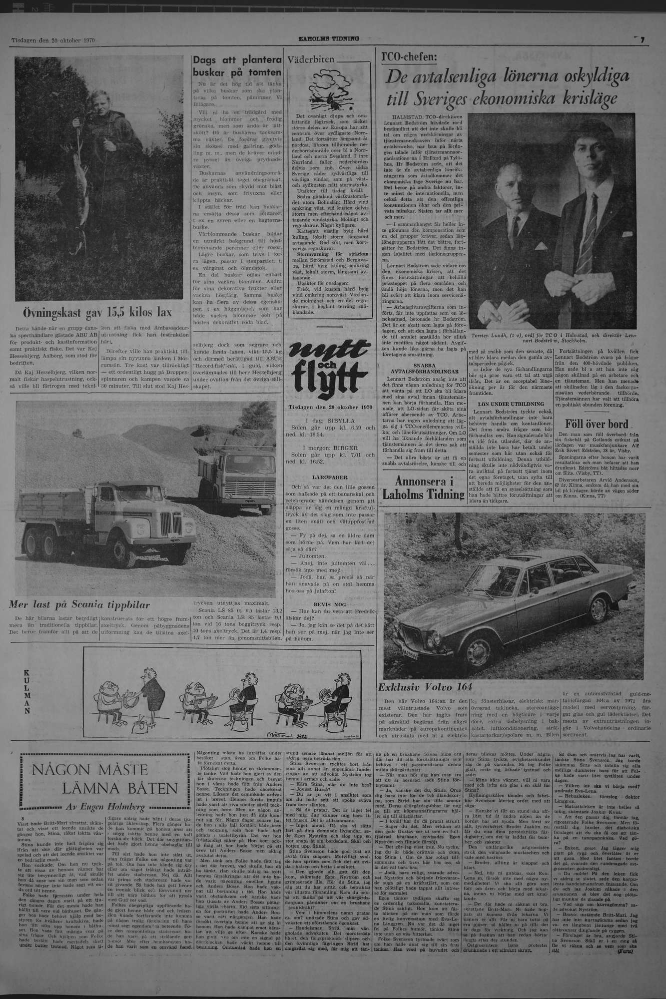 Laholms Tidning Tisdag 20 oktober 1970, sida 7