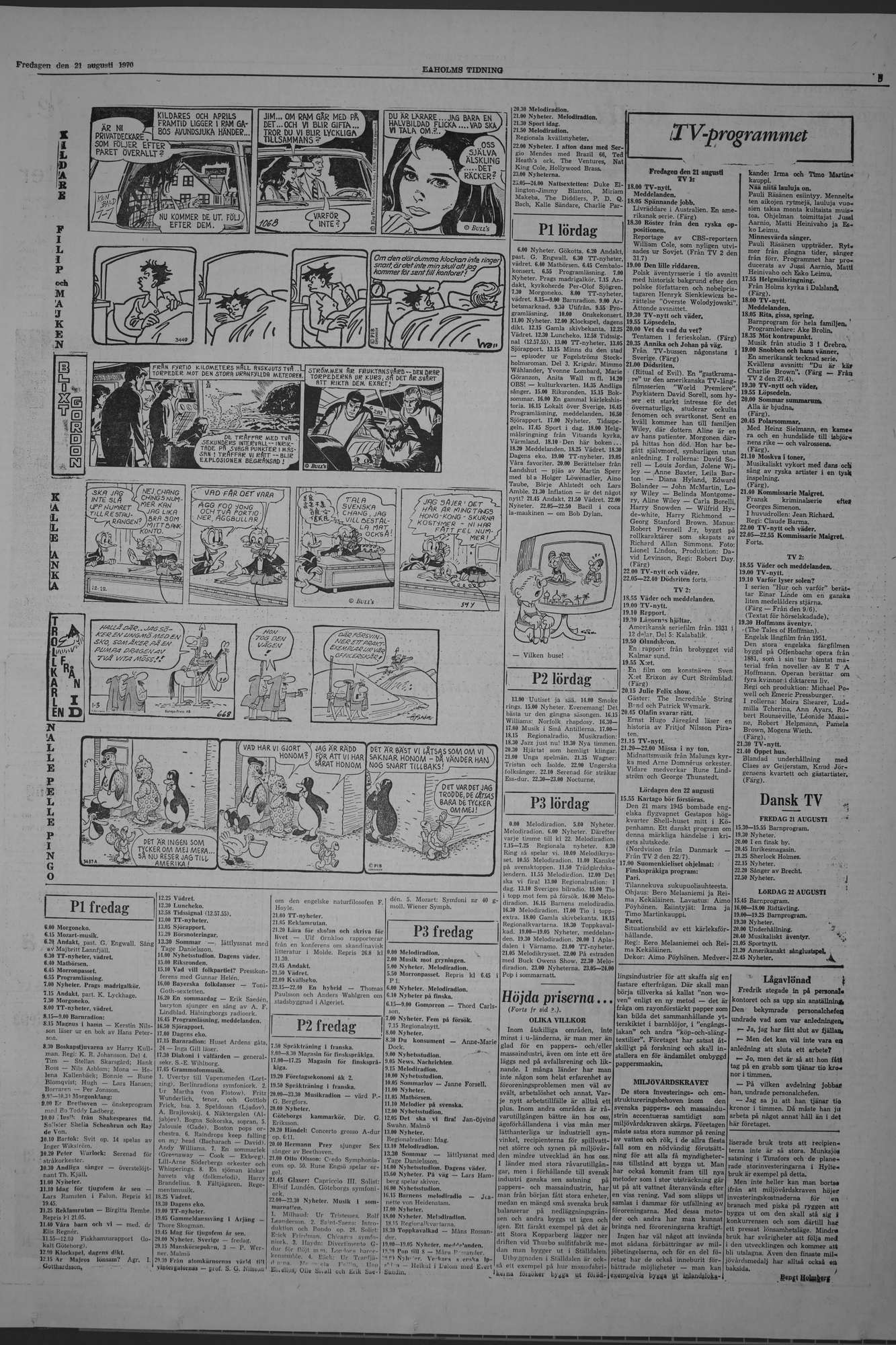 Laholms Tidning Fredag 21 augusti 1970, sida 5