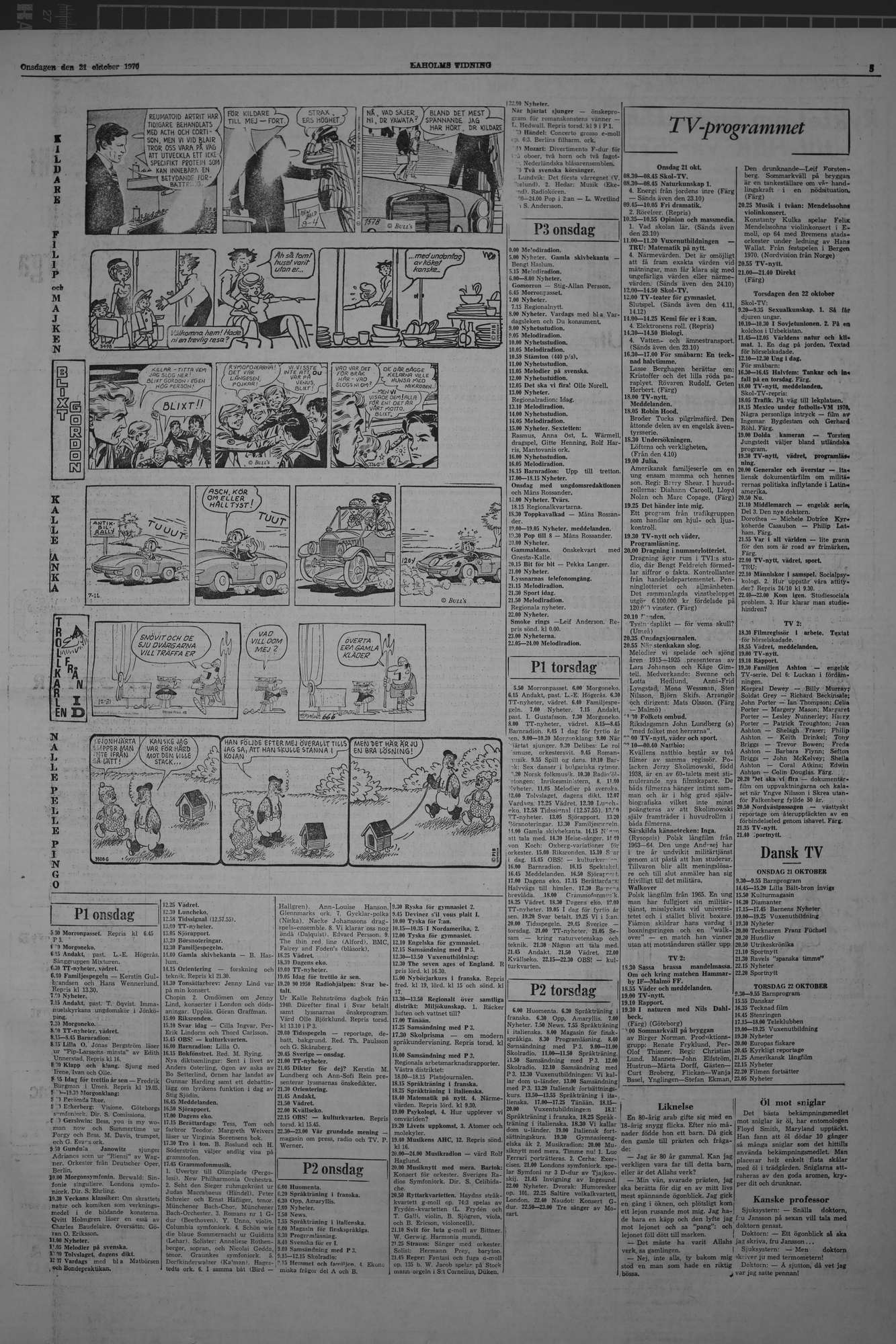 Laholms Tidning Onsdag 21 oktober 1970, sida 5