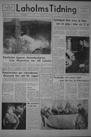 Förstasidan, Onsdag 22 april 1970