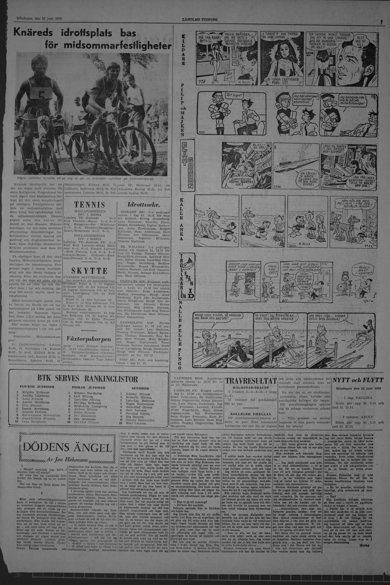 Laholms Tidning Måndag 22 juni 1970, sida 7