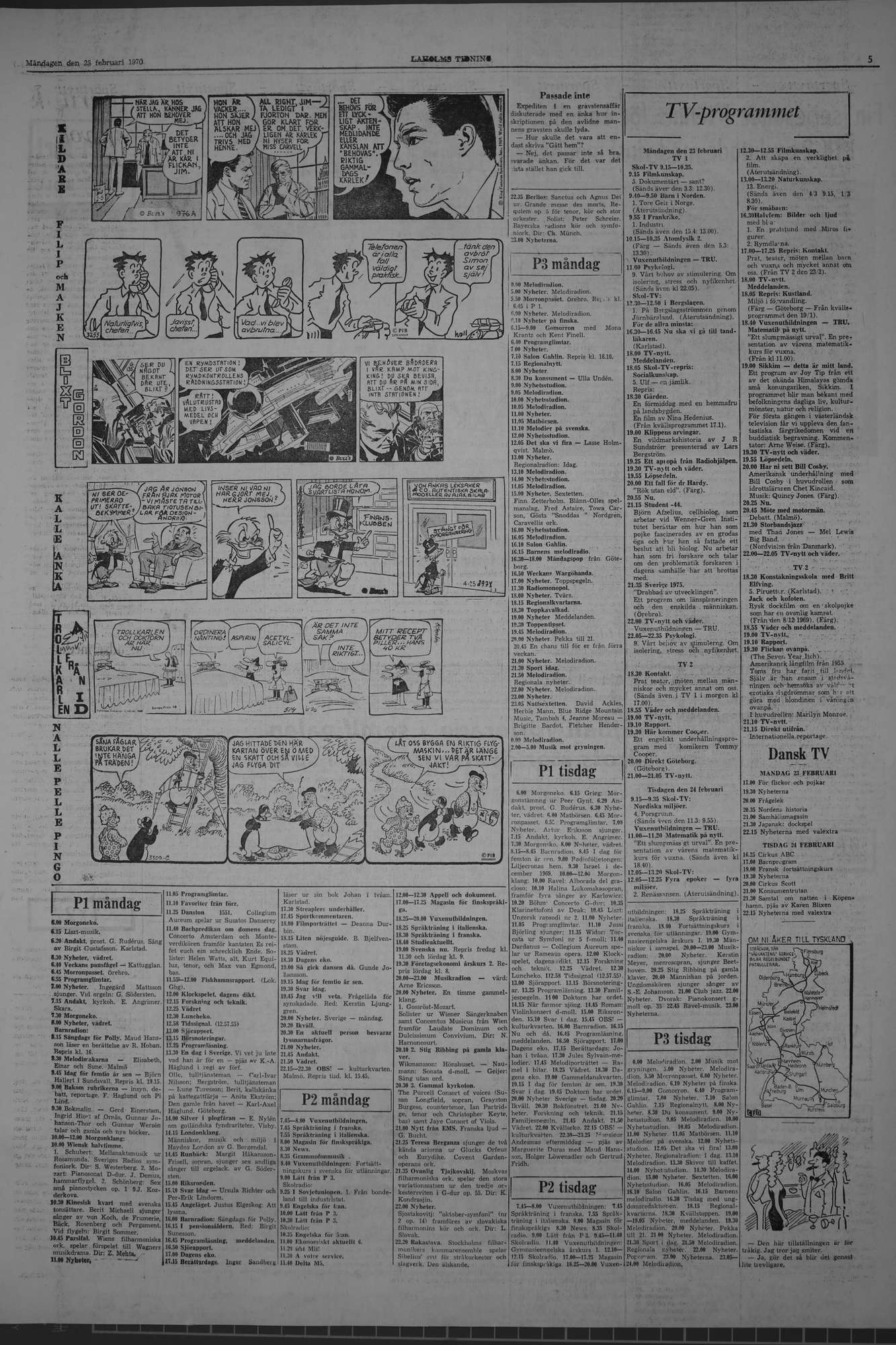 Laholms Tidning Måndag 23 februari 1970, sida 5