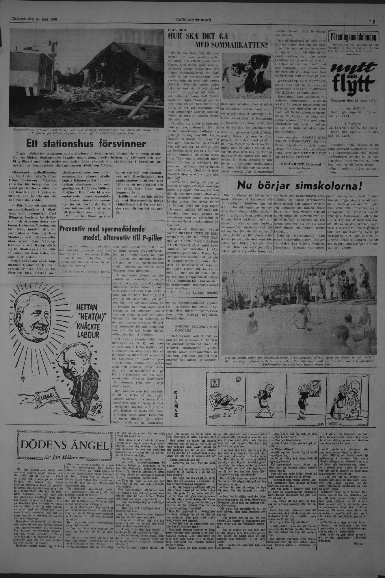 Laholms Tidning Tisdag 23 juni 1970, sida 7