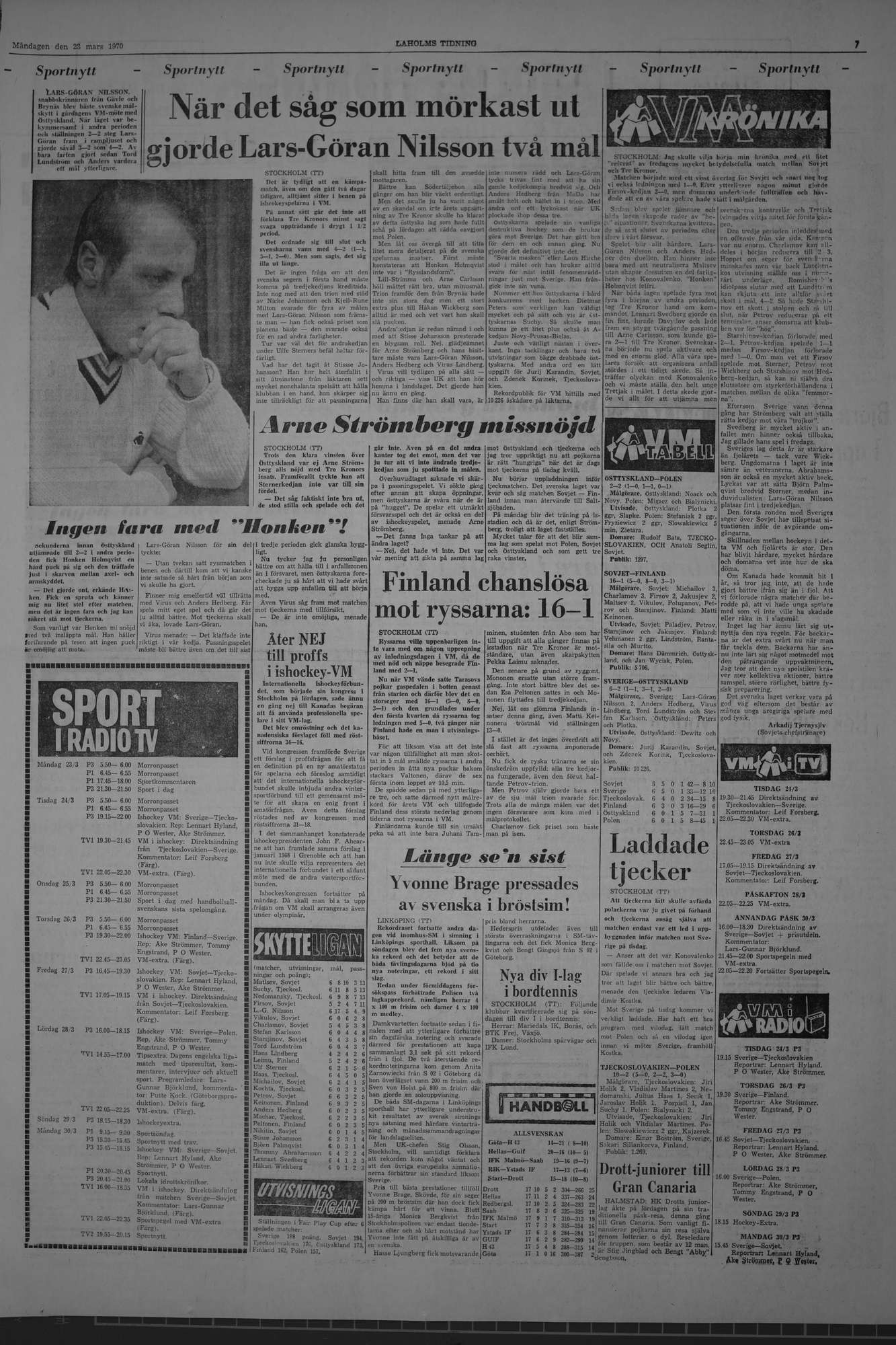 Laholms Tidning Måndag 23 mars 1970, sida 7