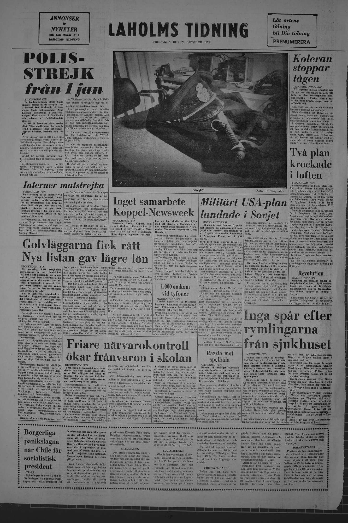 Laholms Tidning Fredag 23 oktober 1970, sida 8
