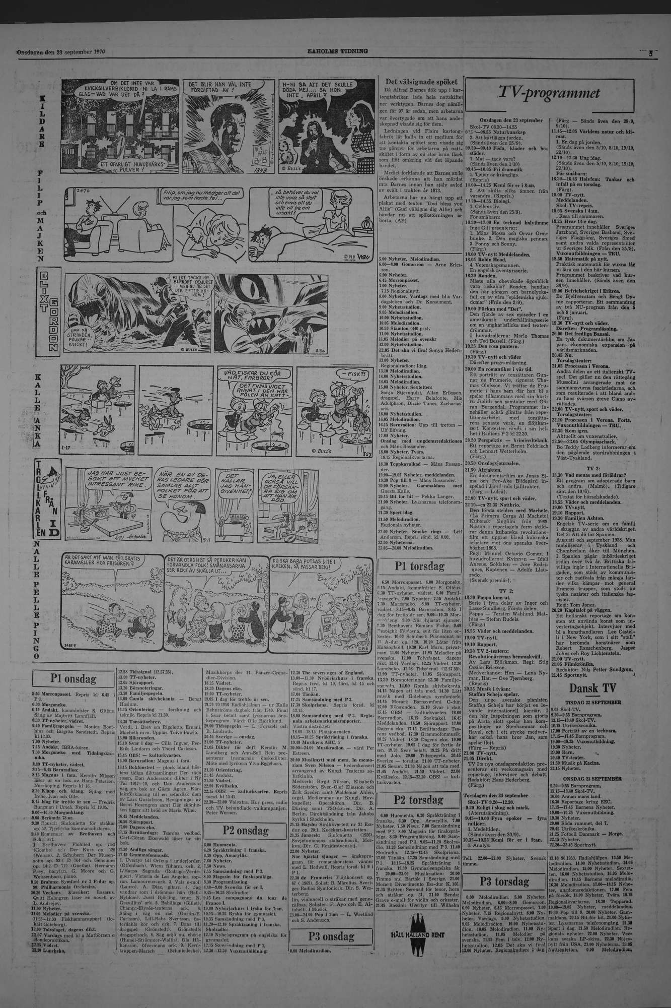 Laholms Tidning Onsdag 23 september 1970, sida 5