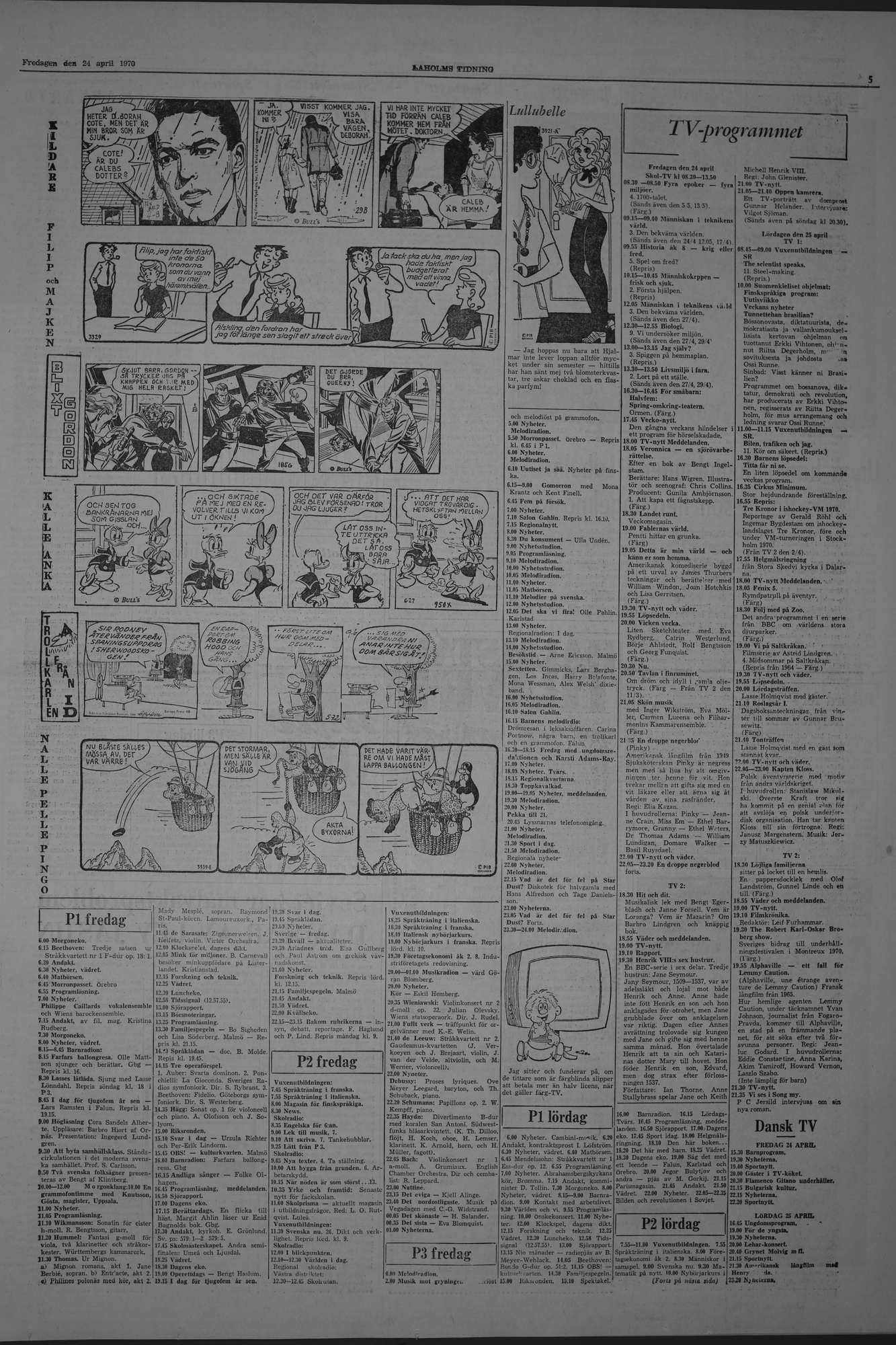 Laholms Tidning Fredag 24 april 1970, sida 5