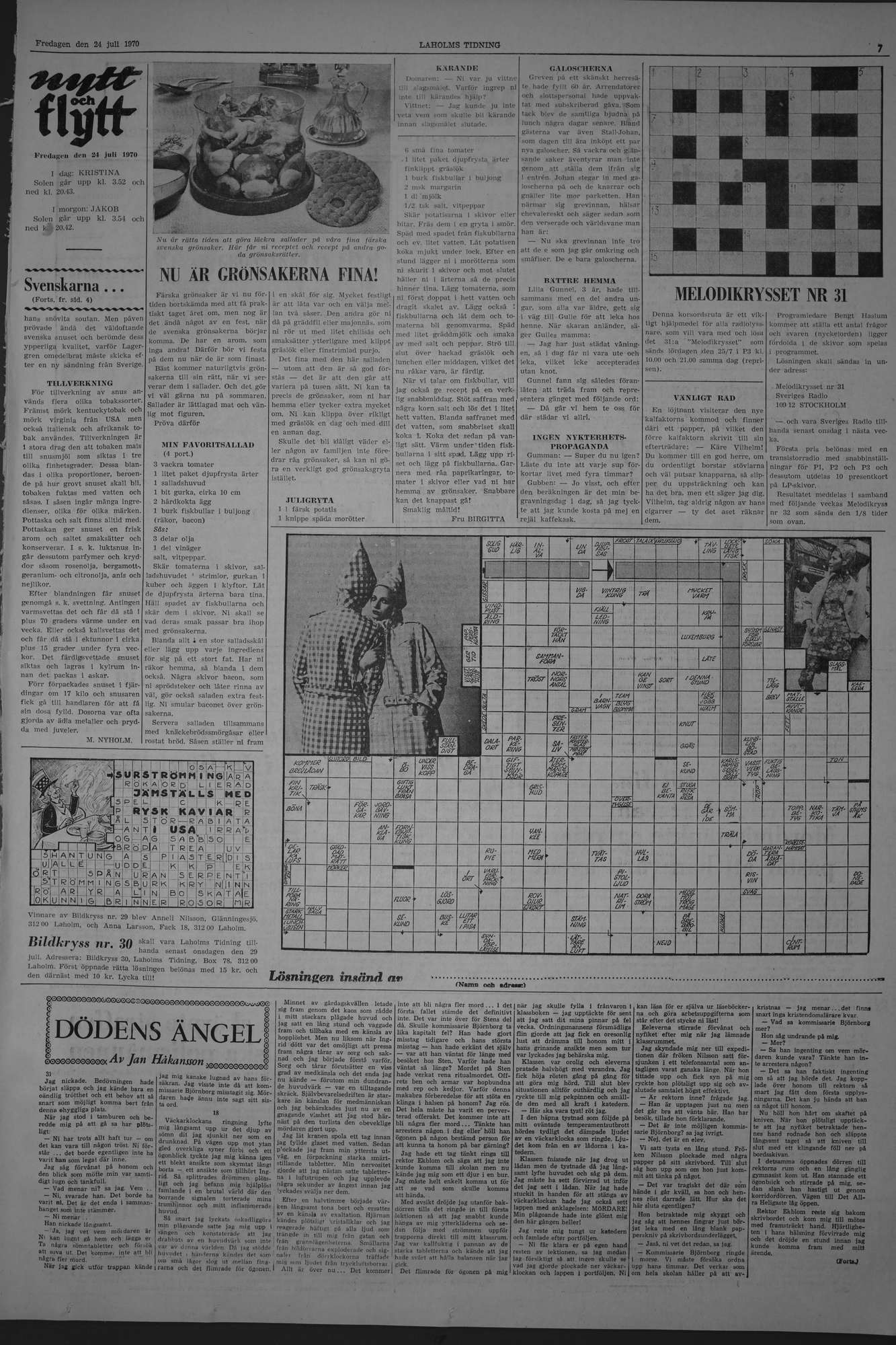 Laholms Tidning Fredag 24 juli 1970, sida 7