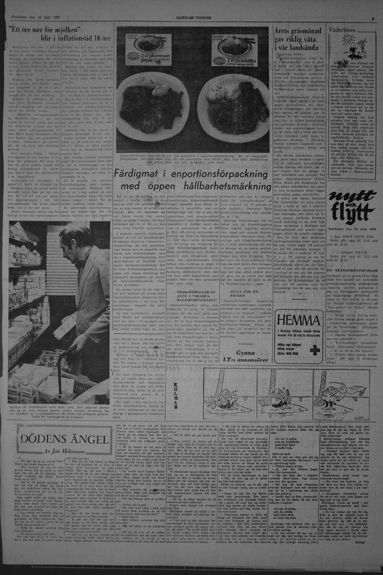 Laholms Tidning Onsdag 24 juni 1970, sida 7
