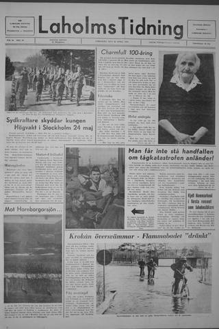 Förstasidan, Lördag 25 april 1970