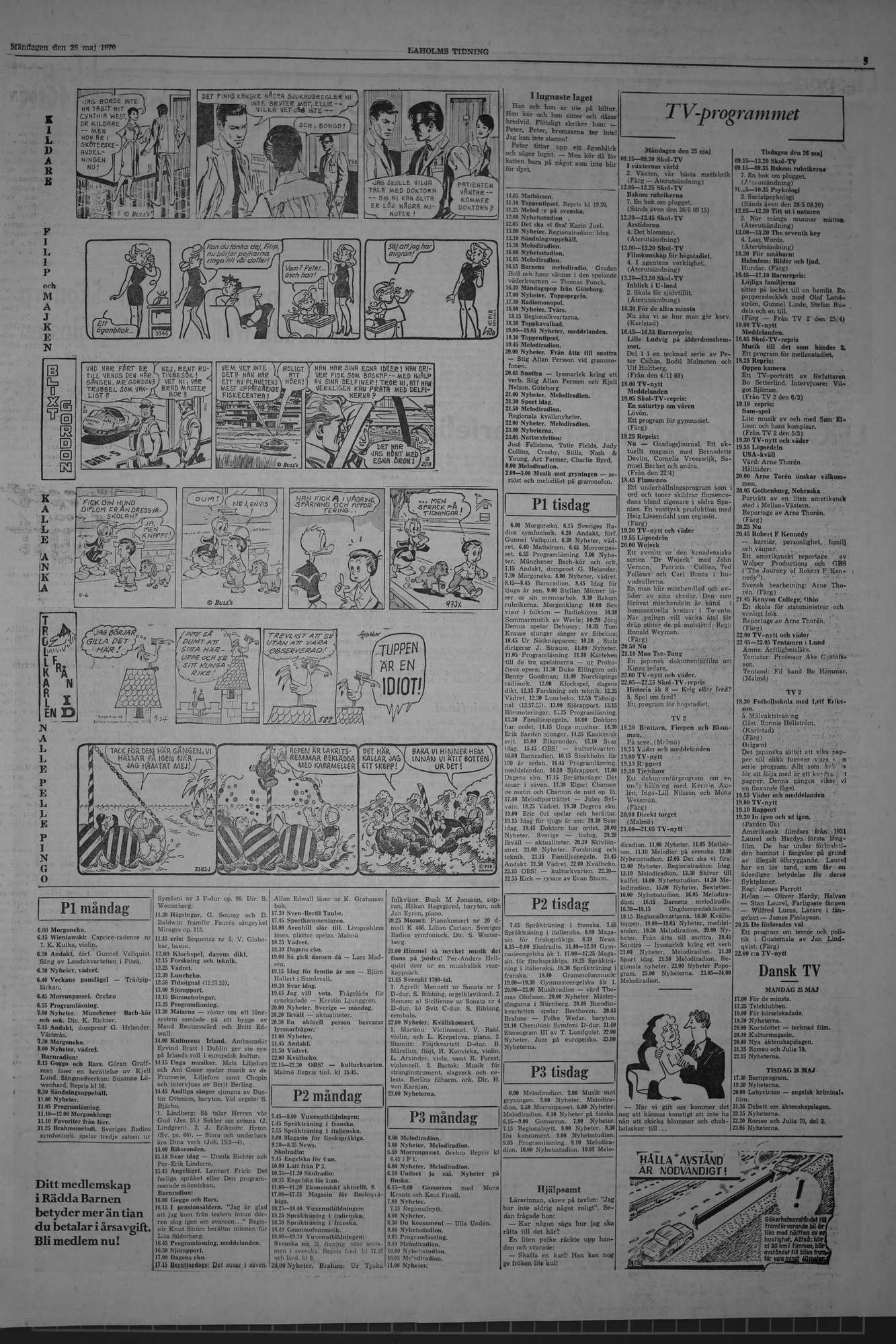 Laholms Tidning Måndag 25 maj 1970, sida 5