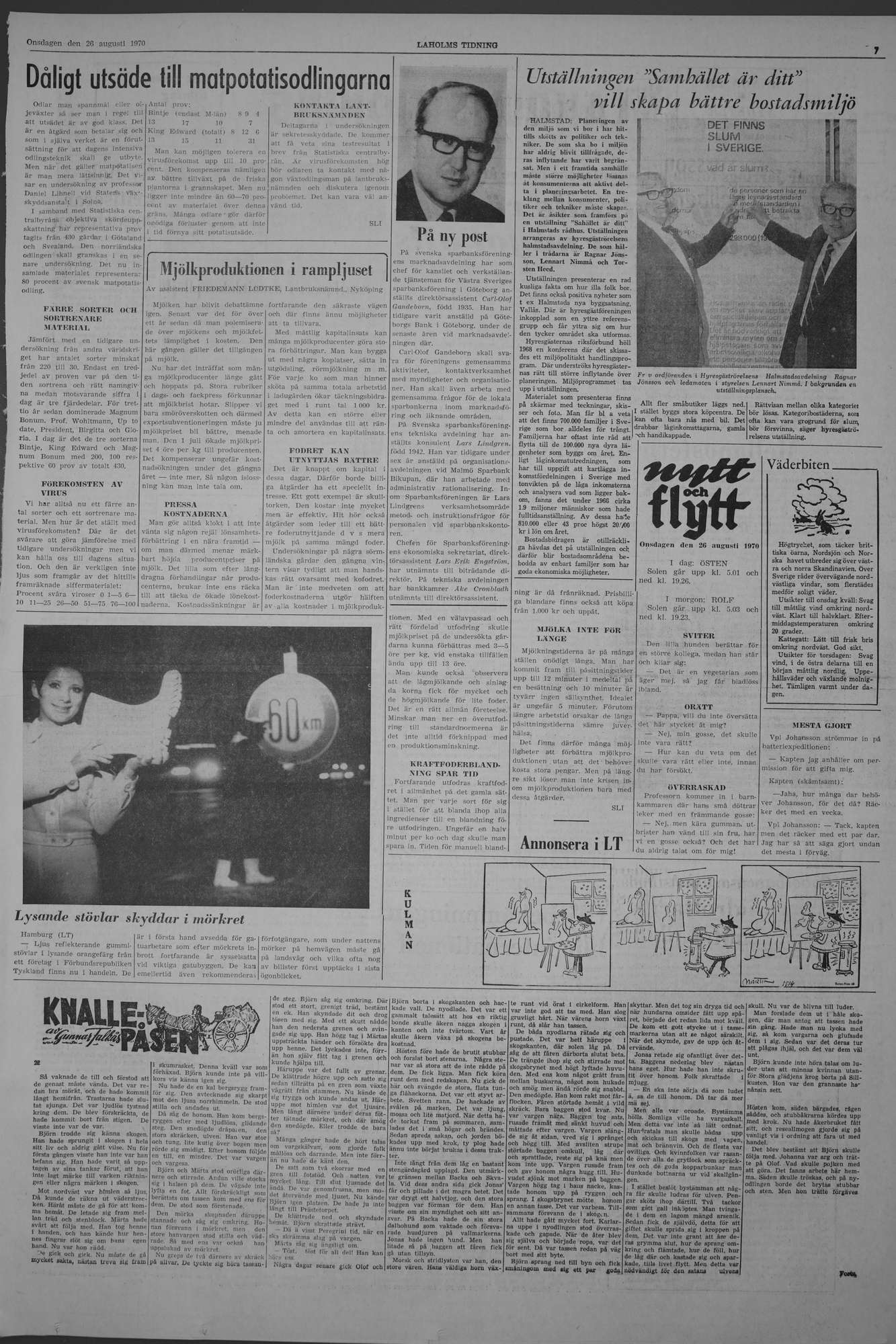 Laholms Tidning Onsdag 26 augusti 1970, sida 7