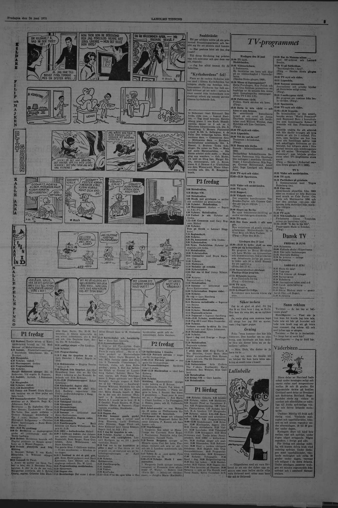 Laholms Tidning Fredag 26 juni 1970, sida 5