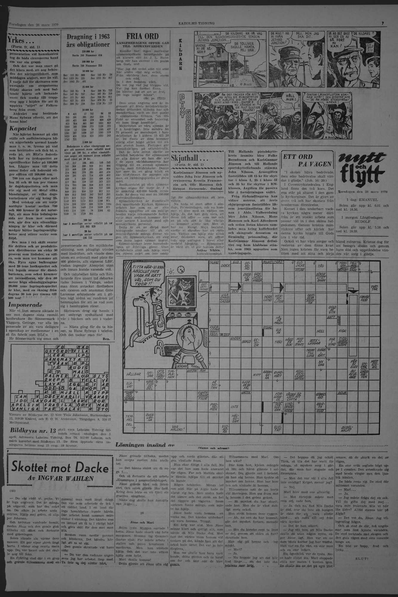 Laholms Tidning Torsdag 26 mars 1970, sida 7