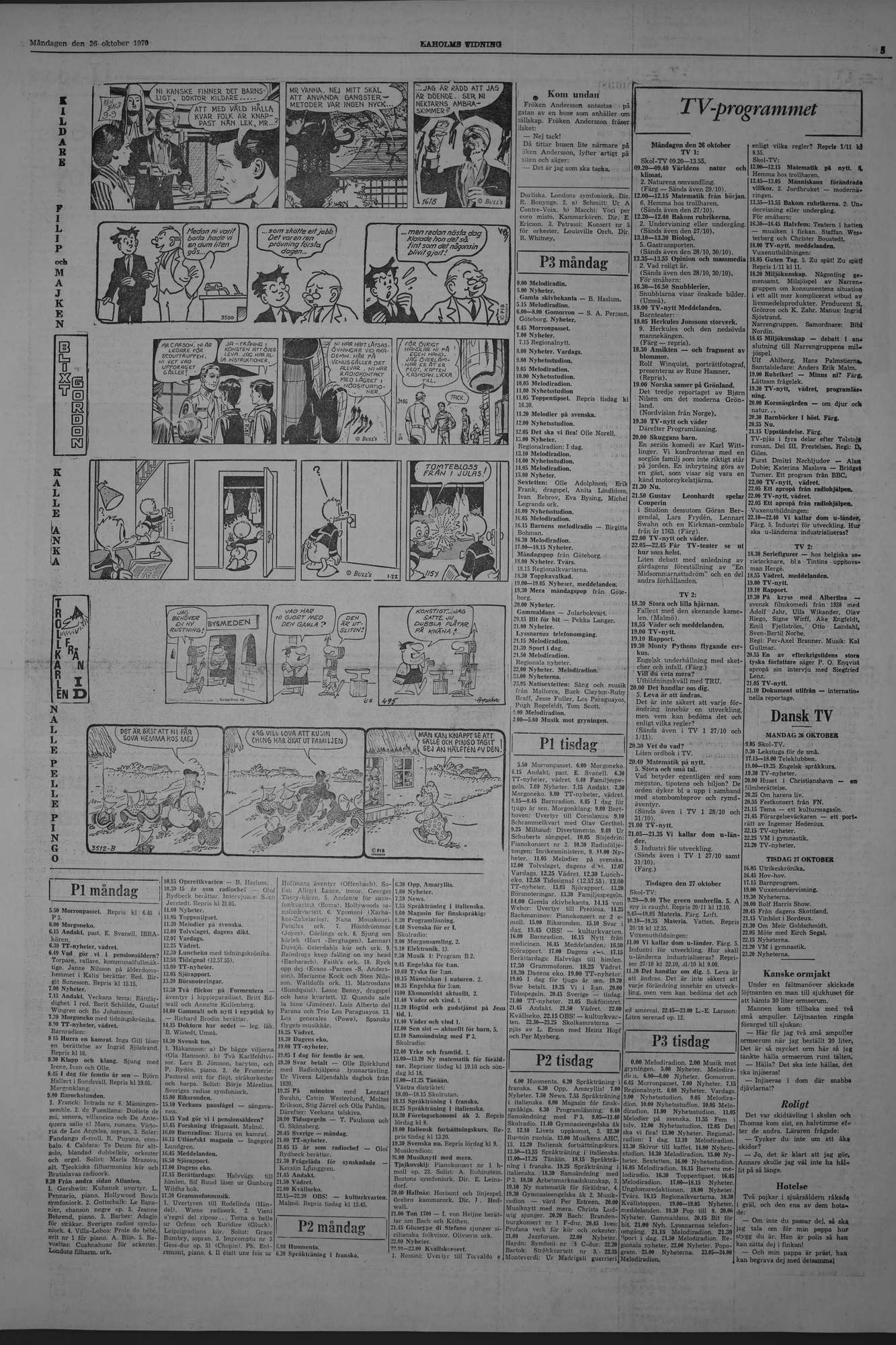 Laholms Tidning Måndag 26 oktober 1970, sida 5