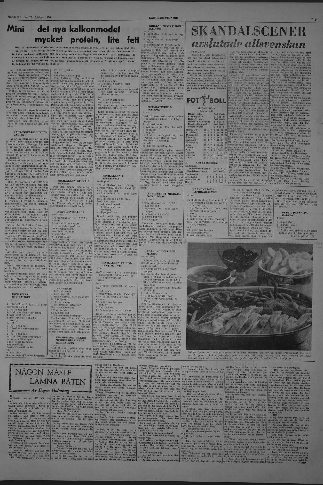 Laholms Tidning Måndag 26 oktober 1970, sida 7