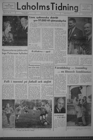 Förstasidan, Måndag 27 april 1970