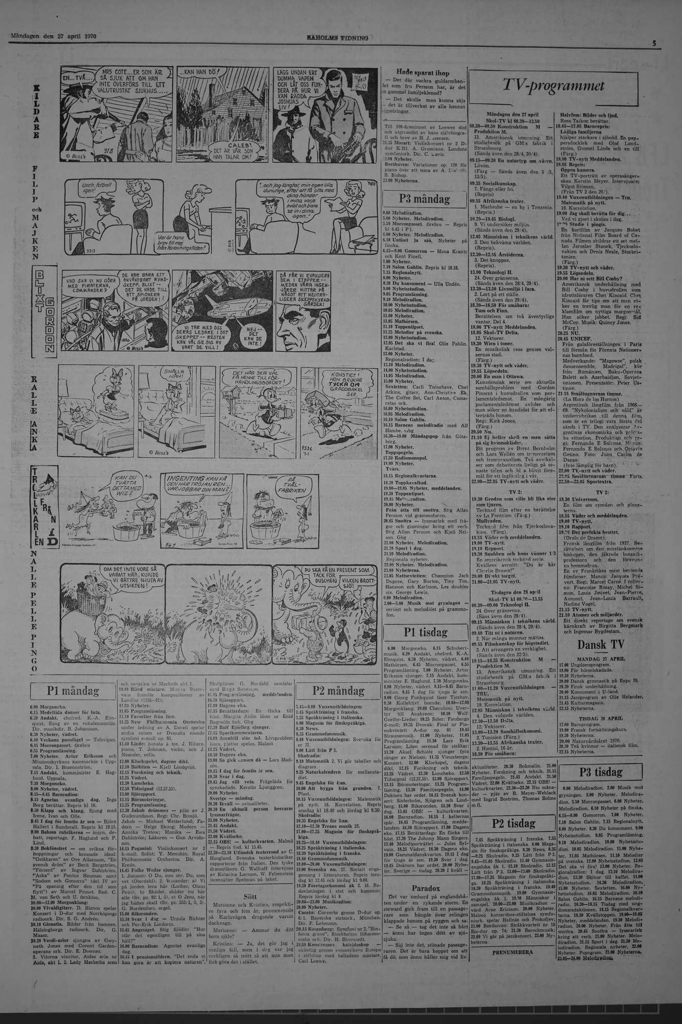 Laholms Tidning Måndag 27 april 1970, sida 5