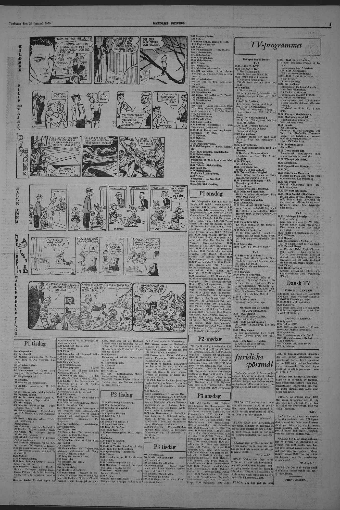 Laholms Tidning Tisdag 27 januari 1970, sida 5