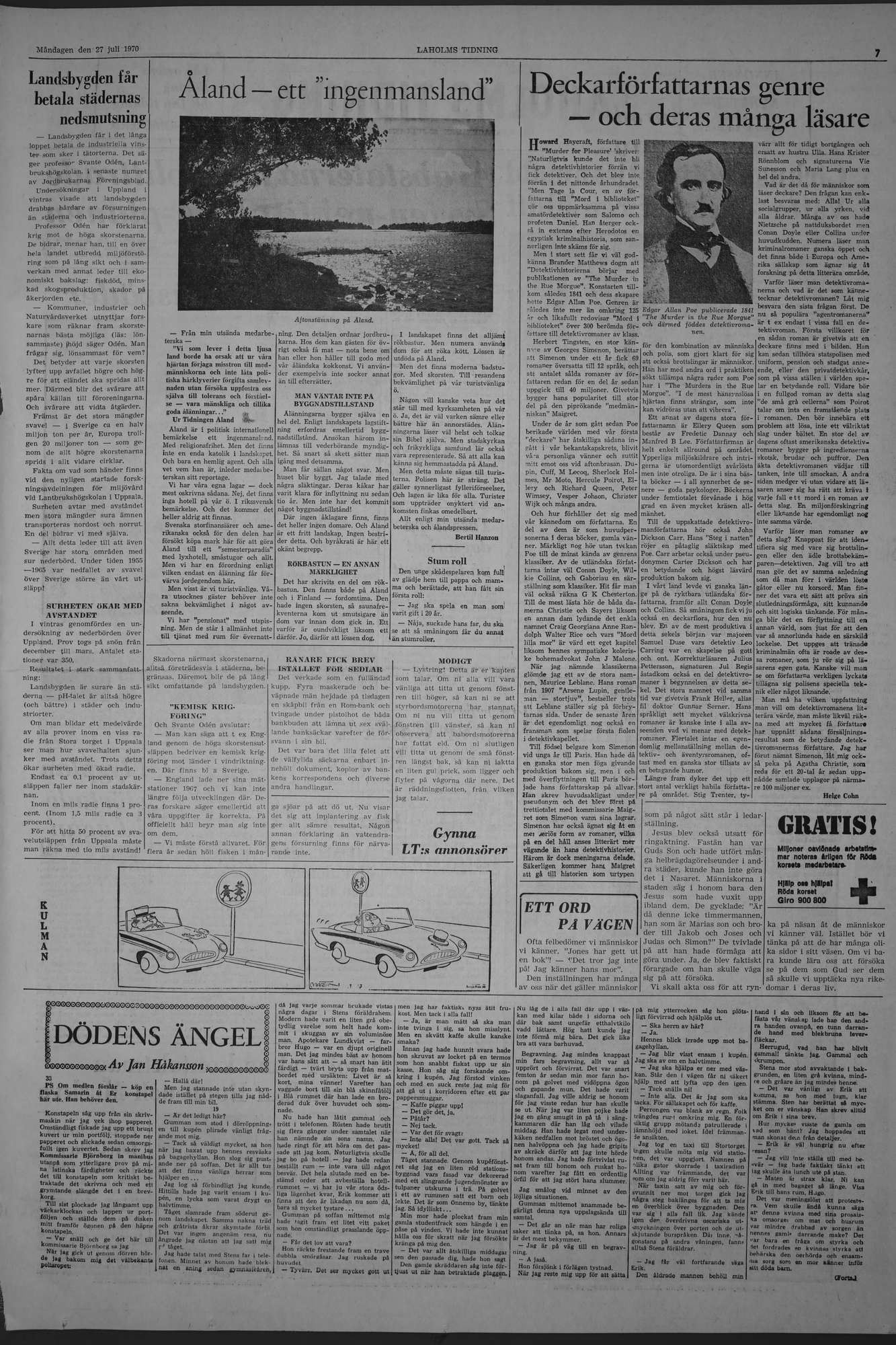 Laholms Tidning Måndag 27 juli 1970, sida 7