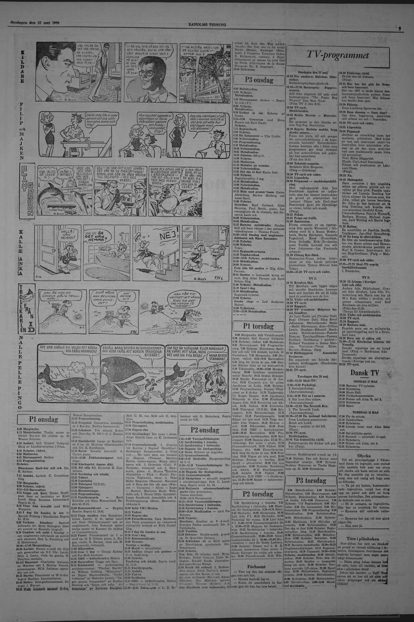 Laholms Tidning Onsdag 27 maj 1970, sida 5