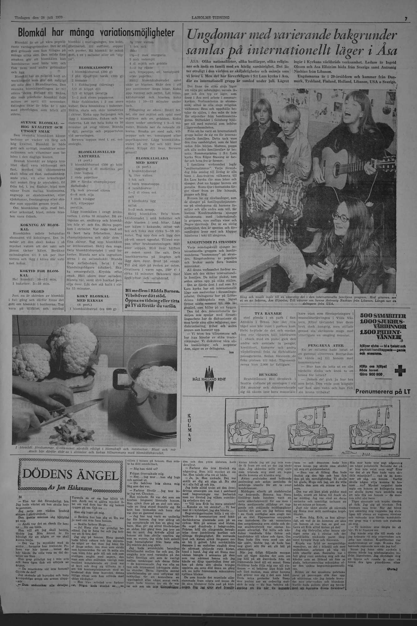 Laholms Tidning Tisdag 28 juli 1970, sida 7
