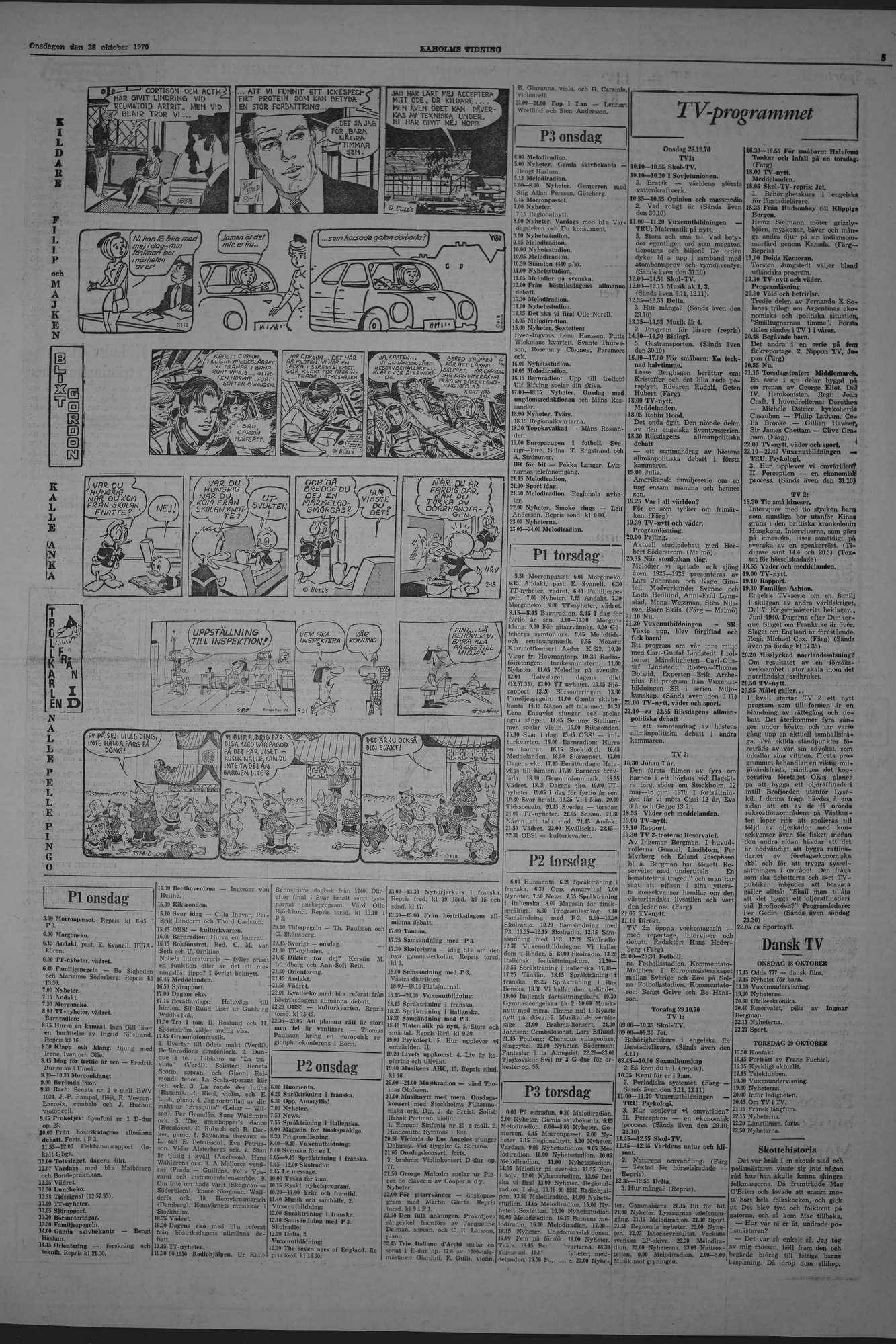 Laholms Tidning Onsdag 28 oktober 1970, sida 5