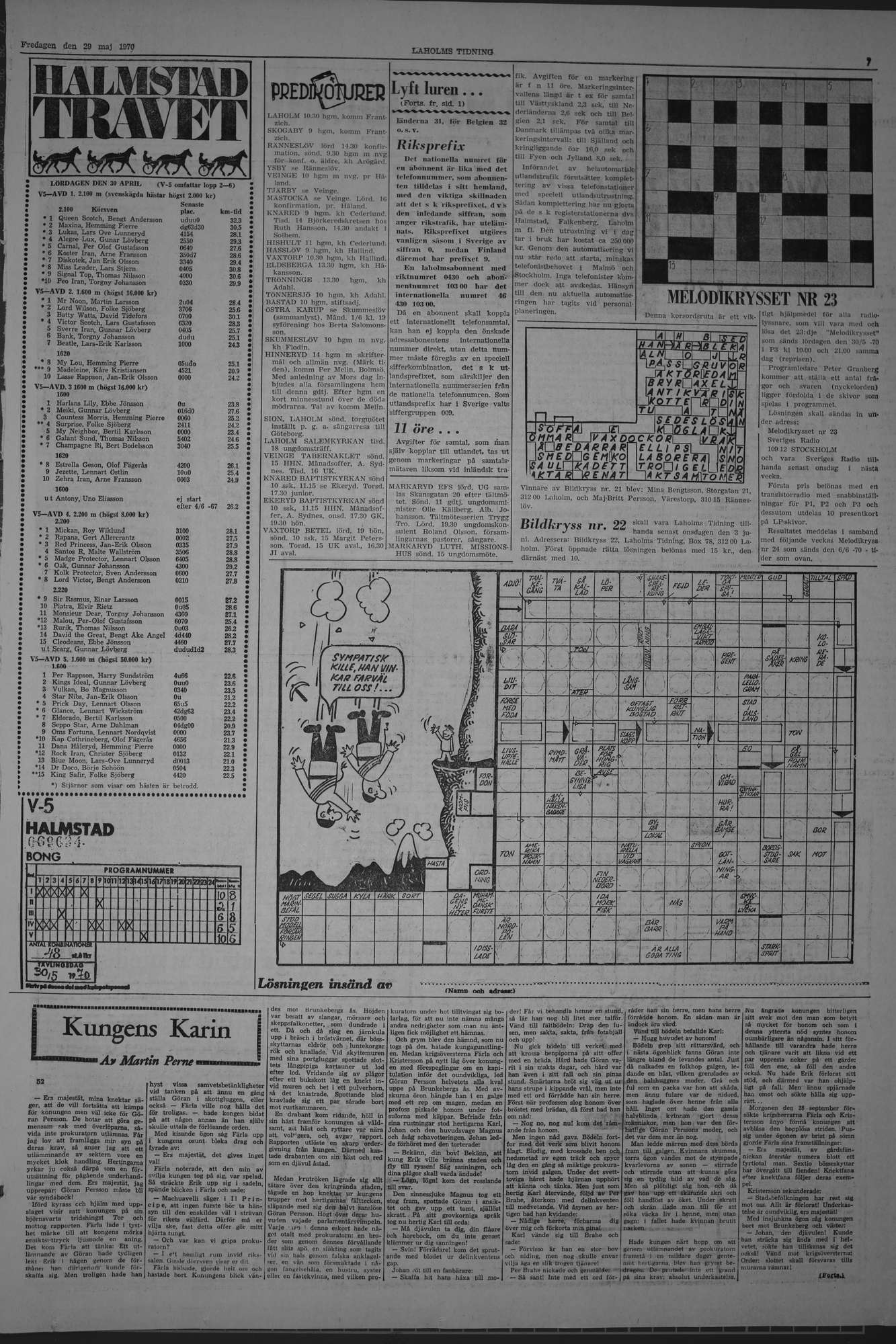 Laholms Tidning Fredag 29 maj 1970, sida 7