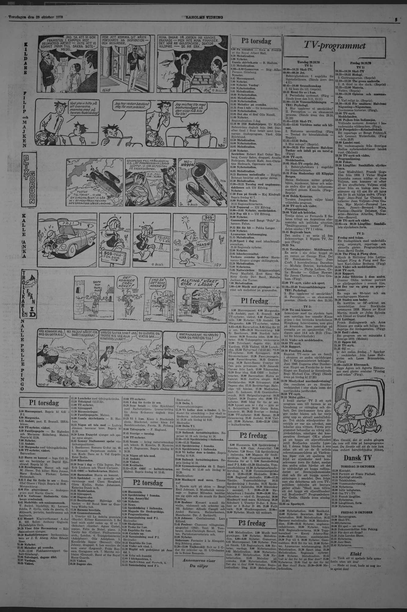 Laholms Tidning Torsdag 29 oktober 1970, sida 5