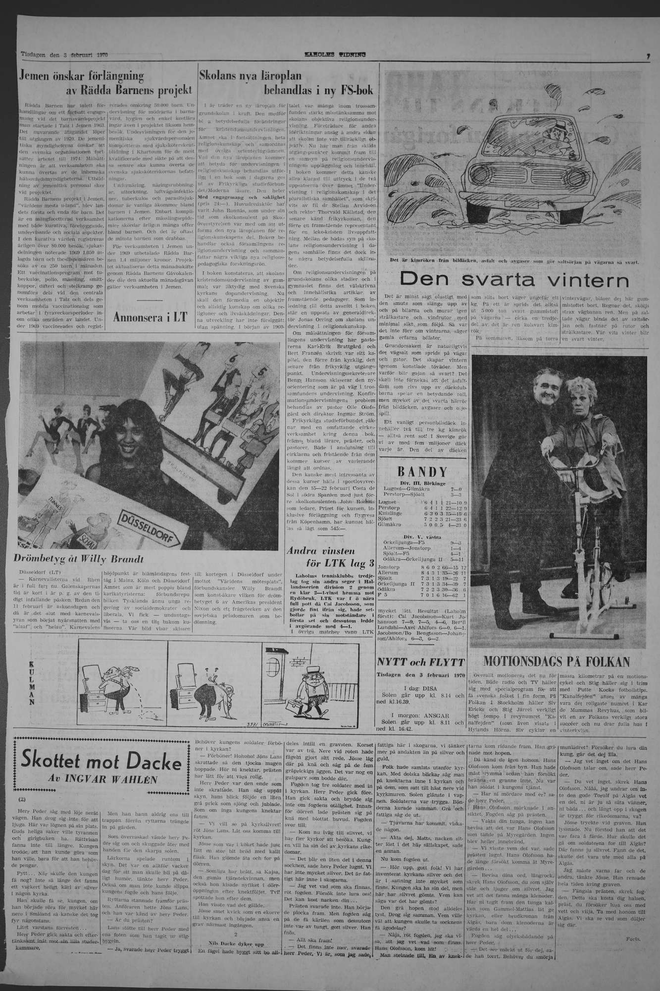 Laholms Tidning Tisdag 3 februari 1970, sida 7