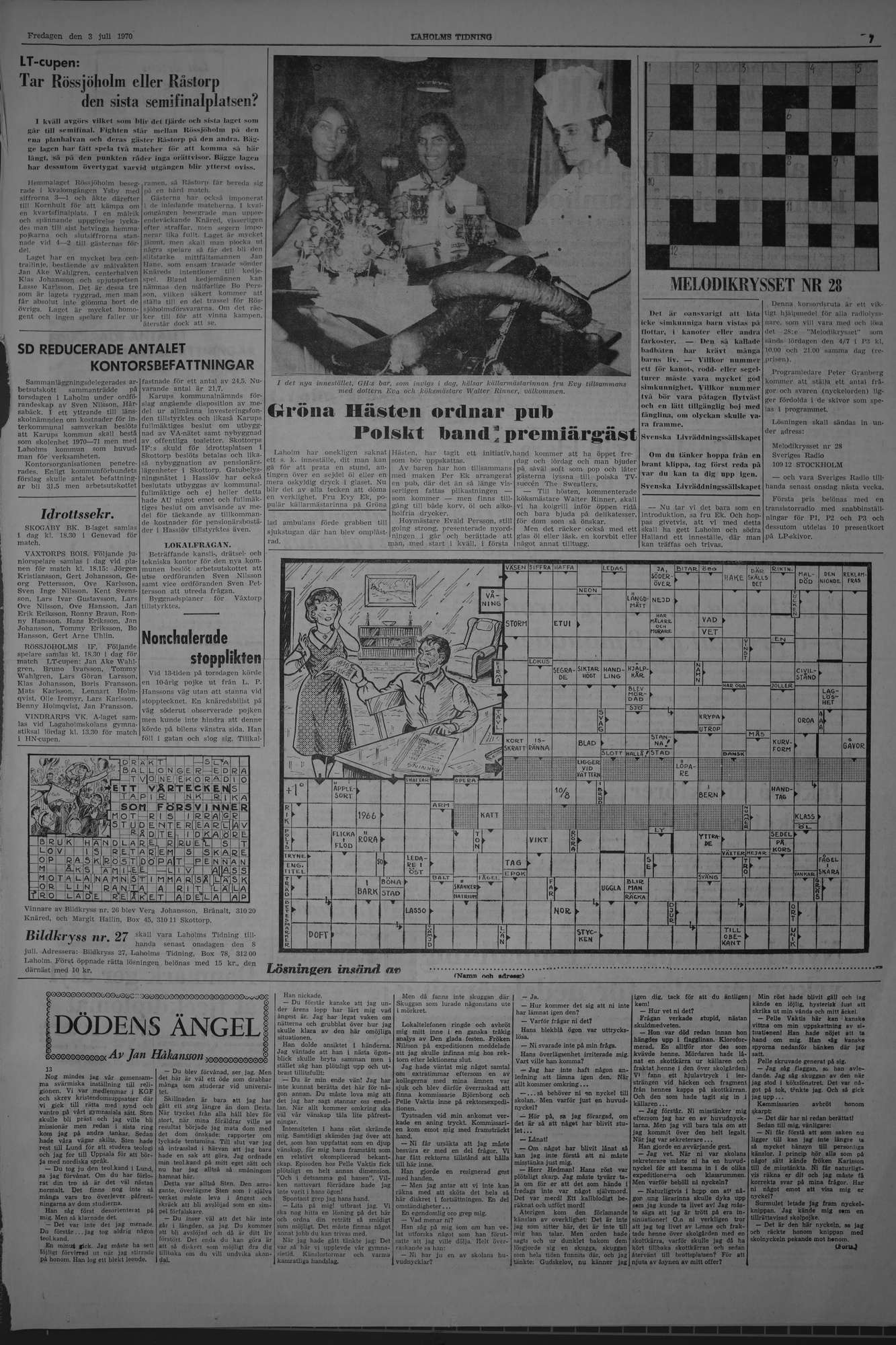 Laholms Tidning Fredag 3 juli 1970, sida 7