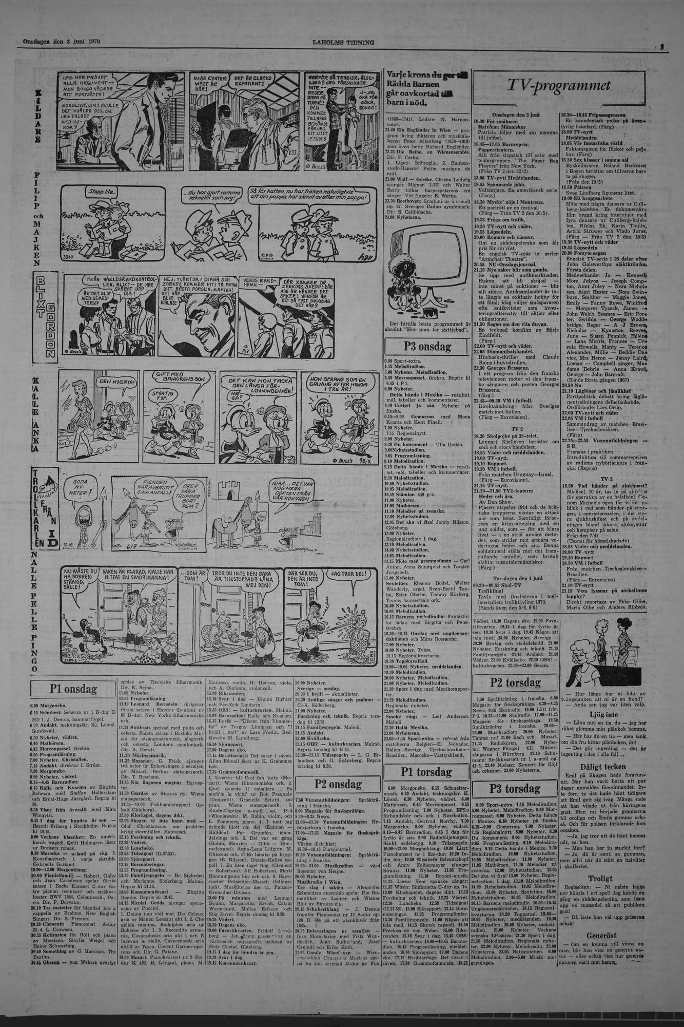 Laholms Tidning Onsdag 3 juni 1970, sida 5