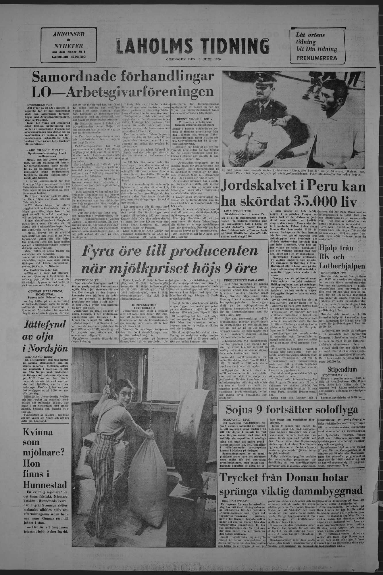Laholms Tidning Onsdag 3 juni 1970, sida 8
