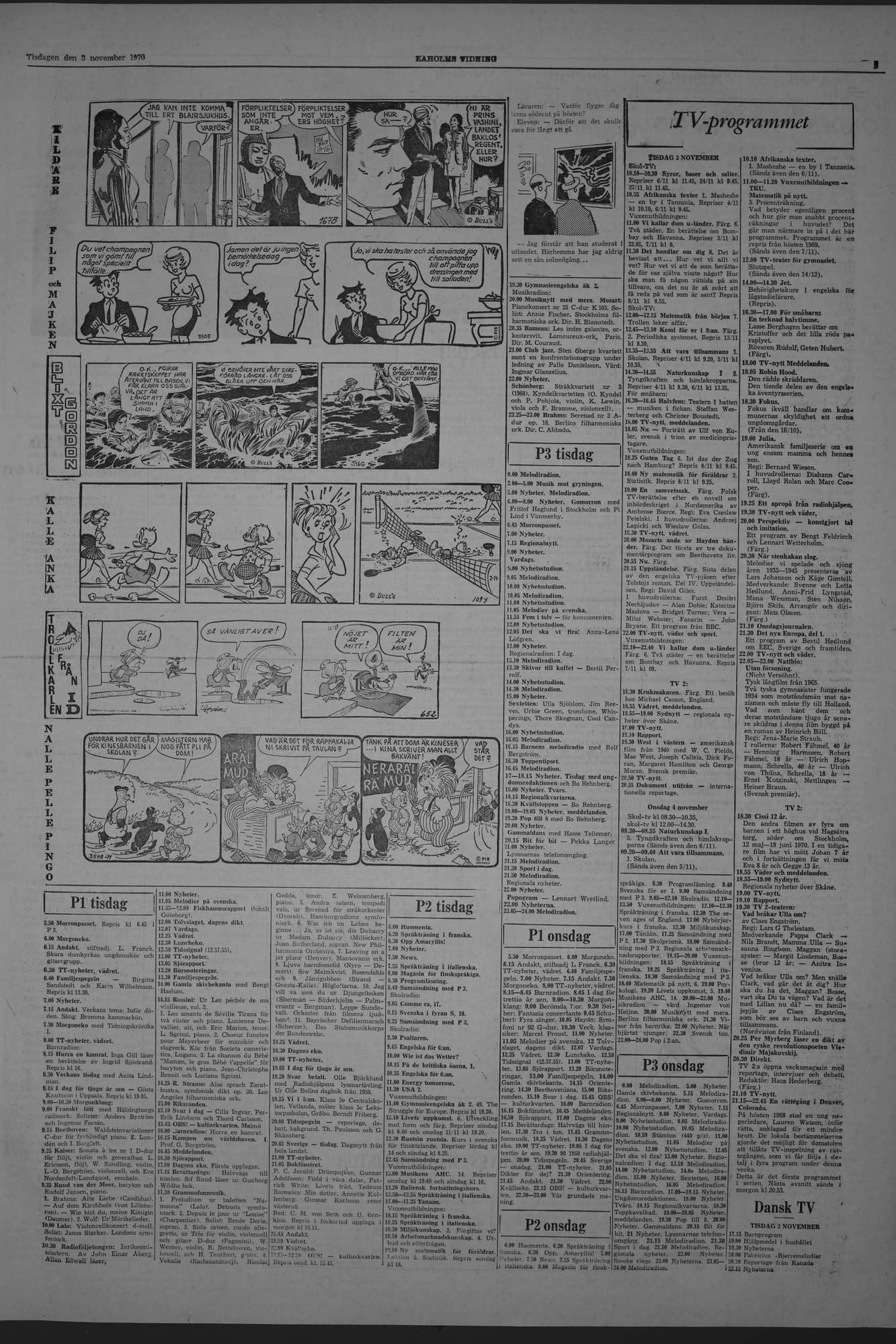 Laholms Tidning Tisdag 3 november 1970, sida 5